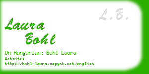 laura bohl business card